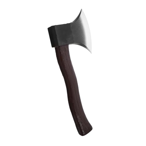 Ipetboom Echte PU Spielzeugaxt für Robuste Sichere Realistische Halloween Requisiten für Kostümpartys Rollenspiele Gruselige Kinderpartys von Ipetboom