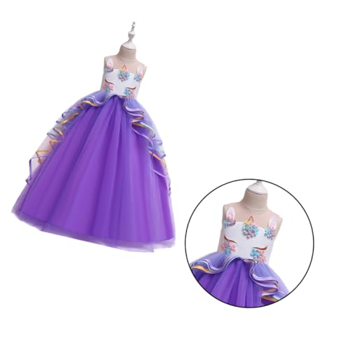 Ipetboom Einhornrock Rollenspielkleidung Kleidung zeigen Cosplay-Kostüm für Mädchen Violett Ipetboom Einhornrock Rollenspielkleidung Kleidung zeigen Cosplay-Kostüm für Mädchen Violett von Ipetboom