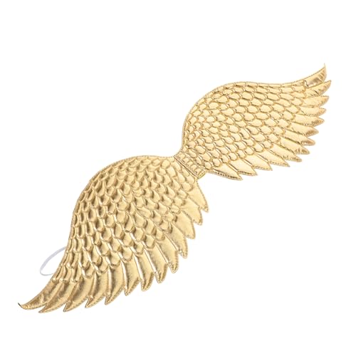 Ipetboom Engelsflügel Kostüm Goldener Glitzer Masquerade Prop für Halloween Party Karneval Fasching Verkleidung Dekoration Ipetboom Engelsflügel Kostüm Goldener Glitzer Masquerade Prop für Halloween Party Karneval Fasching Verkleidung Dekoration von Ipetboom
