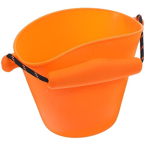 Ipetboom Faltbarer Silikon Wassereimer für Tragbar für Strand Sandkasten und Outdoor Orange Zufällige Farbe Zufällige Farbe von Ipetboom