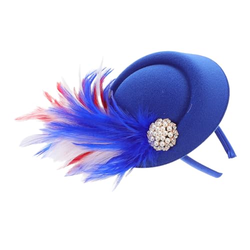 Ipetboom Fascinator Haarschmuck Damen Französischer Vintage Hut mit Hochzeits und Party Haarclip Retro Braut Kopfschmuck für Festliche Anlässe Ipetboom Fascinator Haarschmuck Damen Französischer Vintage Hut mit Hochzeits und Party Haarclip Retro Braut Kopfschmuck für Festliche Anlässe von Ipetboom