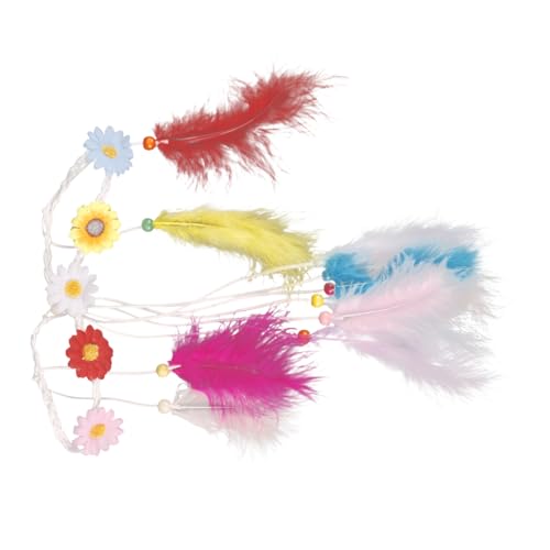 Ipetboom Federkopfschmuck Stirnbänder für Frauen Krone Kopfbedeckung Blumenkopfschmuck Blumenstirnband Blumenstirnbänder mit Feder Böhmischer Kopfschmuck für Damen Flanell Ipetboom Federkopfschmuck Stirnbänder für Frauen Krone Kopfbedeckung Blumenkopfschmuck Blumenstirnband Blumenstirnbänder mit Feder Böhmischer Kopfschmuck für Damen Flanell von Ipetboom