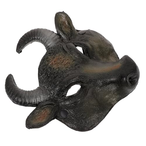 Ipetboom Festival Bull Maske PU für Halloween und Kostümpartys Realistische Tiermaske Geeignet für Cosplay und Maskeraden Leicht und Atmungsaktiv Ipetboom Festival Bull Maske PU für Halloween und Kostümpartys Realistische Tiermaske Geeignet für Cosplay und Maskeraden Leicht und Atmungsaktiv von Ipetboom