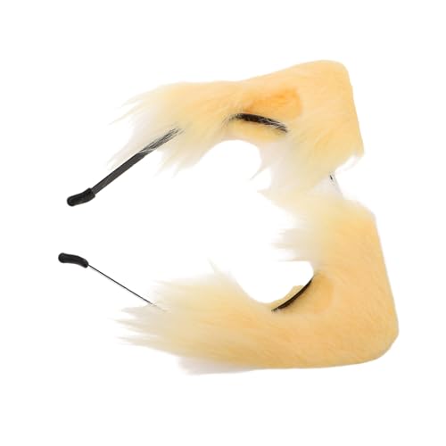 Ipetboom Flauschiges Katzenohren Haarband aus Weichem Bequemes Verformungsbeständiges Accessoire für Mädchen für Halloween Weihnachten und Party Kostümierung von Ipetboom