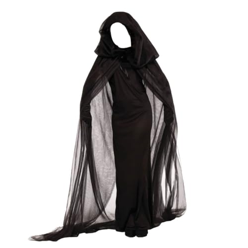 Ipetboom Frauen Hexenkostüm für Halloween Schwarzes Cosplay mit Einzigartigem Design für Rollenspiele Themenpartys für Auffällige Performance von Ipetboom