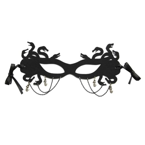 Ipetboom Frauen Maskerade Halbmaske Cosplay Maske Halloween Kostüm Accessoire für Partys und Festivals Anpassungsfähig Leicht und Komfortabel Kreatives Design für Aufmerksamkeit von Ipetboom