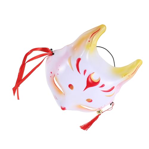 Ipetboom Fuchs Katzenmaske Pelzig Süß Fuchs Halb Kunstfrau Cartoon Für Halloween Kostüme Cosplay Dekorative Tier Requisitenmasken Rosa Frauen Karneval von Ipetboom