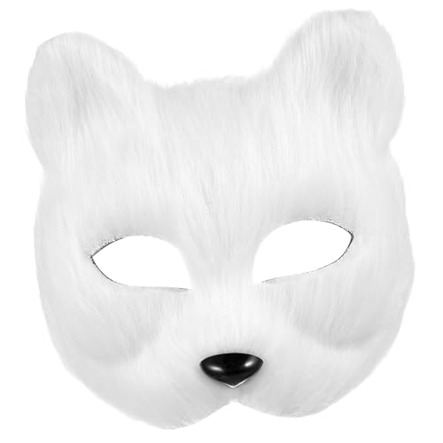 Ipetboom Fuchs Maske Halbmaske für Halloween und Kostümpartys Leichte DIY Maskerade Maske für Frauen für Cosplay Karneval und Themenfeiern Ipetboom Fuchs Maske Halbmaske für Halloween und Kostümpartys Leichte DIY Maskerade Maske für Frauen für Cosplay Karneval und Themenfeiern von Ipetboom