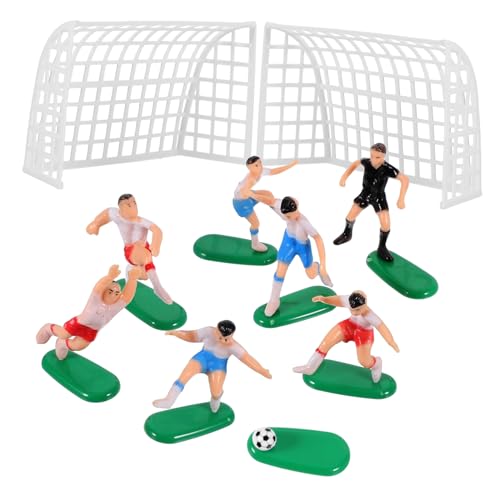 Ipetboom Fußball Spieler Figuren Teilig Kreative Kuchen Dekorationen für Fußball Partys Detailreiche Torten Deko für Kuchen für Geburtstagsfeiern und Sportevents von Ipetboom