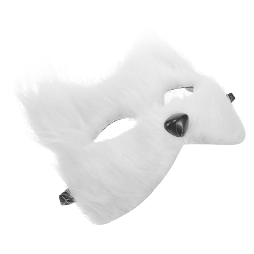 Ipetboom Gesichtsmaske Fuchs Stilvolle Tiermaske für Cosplay und Maskerade Weiß Hochwertigem für Halloween Partys und Kostüme Ipetboom Gesichtsmaske Fuchs Stilvolle Tiermaske für Cosplay und Maskerade Weiß Hochwertigem für Halloween Partys und Kostüme von Ipetboom