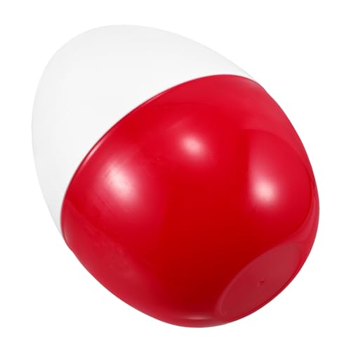 Ipetboom Giant Befüllbare Ostereier DIY Dekoration für Ostern Party Zubehör Füllbare Kunststoff Eier für Raffle Spiele Korbfüller Weiße Rote von Ipetboom