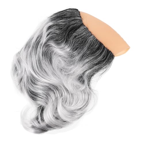Ipetboom Glatze Perücke Gruselmasken Für Erwachsene Scrooge-kostüm Kahle Kappe Glatzenkappe Realistische Halloween-Maske Glatze Halloween Glatzenbildung Weiße Glatze An Chemische Faser Grey von Ipetboom
