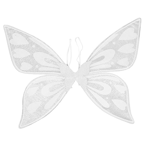 Ipetboom Glitzer Schmetterlingsflügel Cosplay -requisiten Geburtstagsflügel Flügel Für Frauen Flügel Für Kostüm Partydekorationen Festivalflügel Partyflügel Organza Weiß Ipetboom Glitzer Schmetterlingsflügel Cosplay -requisiten Geburtstagsflügel Flügel Für Frauen Flügel Für Kostüm Partydekorationen Festivalflügel Partyflügel Organza Weiß von Ipetboom