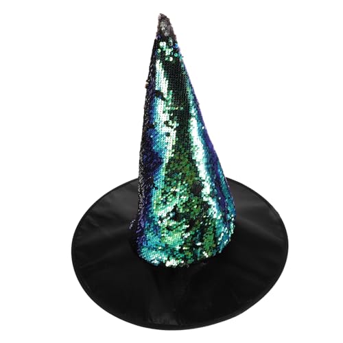 Ipetboom Glitzernder Hexenhut für Halloween Dekorativer Kostüm Hut für Partys Cosplay und Karneval Vielseitig Einsetzbar mit Schickem Design und Hervorragender Verarbeitung für Festliche Ipetboom Glitzernder Hexenhut für Halloween Dekorativer Kostüm Hut für Partys Cosplay und Karneval Vielseitig Einsetzbar mit Schickem Design und Hervorragender Verarbeitung für Festliche von Ipetboom