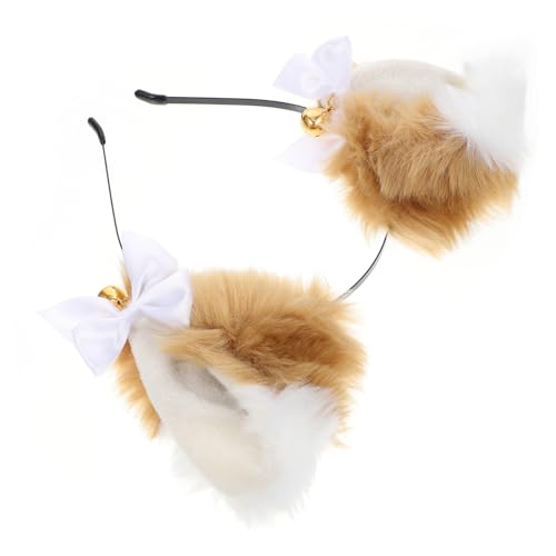 Ipetboom Haarband mit Glocken Plüsch Kopfschmuck für Erwachsene Halloween Kostümpartys und Cosplay und Bequem Ipetboom Haarband mit Glocken Plüsch Kopfschmuck für Erwachsene Halloween Kostümpartys und Cosplay und Bequem von Ipetboom