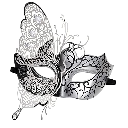 Ipetboom Halbgesicht Party Maske mit Strass Venezianische Maske für Damen für Halloween Karneval und Maskenball Leicht und für Fotos mit Freunden und Familie Ipetboom Halbgesicht Party Maske mit Strass Venezianische Maske für Damen für Halloween Karneval und Maskenball Leicht und für Fotos mit Freunden und Familie von Ipetboom