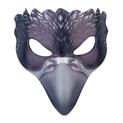 Ipetboom Halbgesichtsmaske Krähenmotiv mit Schnabel Realistische Halloween Maske für Erwachsene und Einzigartige Party-masquerade Vielseitig für Kostüme und Festlichkeiten Ipetboom Halbgesichtsmaske Krähenmotiv mit Schnabel Realistische Halloween Maske für Erwachsene und Einzigartige Party-masquerade Vielseitig für Kostüme und Festlichkeiten von Ipetboom