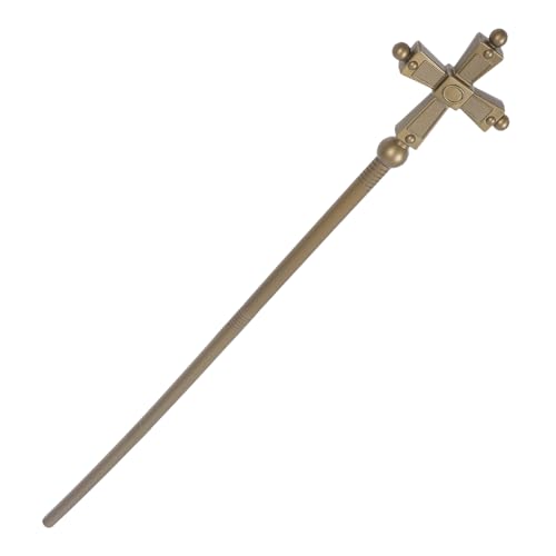 Ipetboom Halloween Cane Halloween gehstock Halloween Halloween Toys Spazierstock Prop Halloween-Kostüm Kleid Hexenzepter Stock-Requisite für Cosplay Halloween- Plastik von Ipetboom