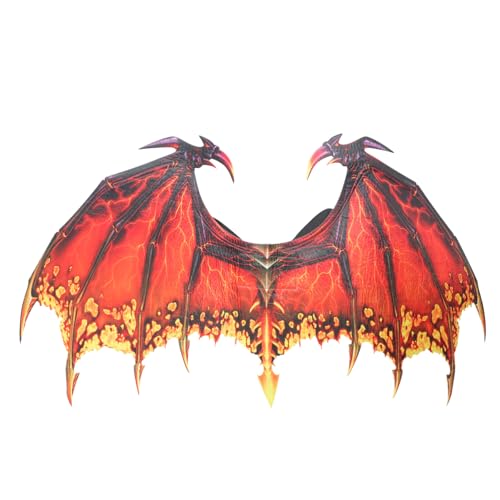 Ipetboom Halloween Cosplay Flügel für Erwachsene Kreative Drachenflügel Vliesstoff Rot für Kostümpartys Karneval und Fotoshootings Leicht Langlebig Ipetboom Halloween Cosplay Flügel für Erwachsene Kreative Drachenflügel Vliesstoff Rot für Kostümpartys Karneval und Fotoshootings Leicht Langlebig von Ipetboom