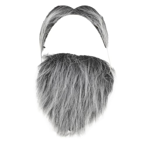 Ipetboom Halloween Cosplay Realistischer Falscher Schnurrbart mit Hautfreundlichem Kleber für Party Kostüm Erwachsene von Ipetboom