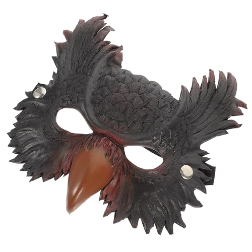 Ipetboom Halloween Eulenmaske aus Leichtem Vliesstoff mit Elastischem Band Kreative Maske für Karneval Cosplay Maskenball und Party Modisches Accessoire für Damen und Herren von Ipetboom