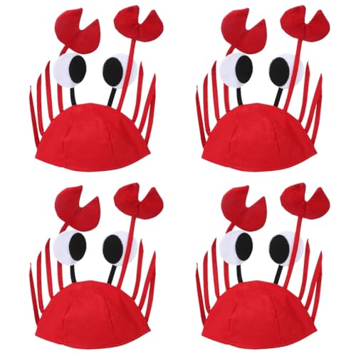 Ipetboom Halloween Funny Hats 4pcs Party Crab Hat for Easter Halloween Christmas Party Decoration, 14x10.2x6.3in Ipetboom Halloween Funny Hats 4pcs Party Crab Hat for Easter Halloween Christmas Party Decoration, 14x10.2x6.3in von Ipetboom