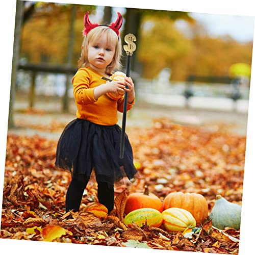 Ipetboom Halloween Goldener Geldzeichen Zauberstab Teiliges Steckstab Requisit für Bühne Cosplay Fotografie Zubehör von Ipetboom