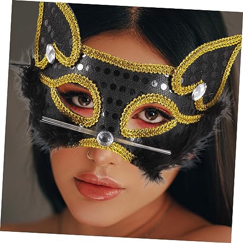 Ipetboom Halloween Halbmaske Frauen Glitzer Fuchs Tiermaske Karneval Masquerade Cosplay Party Zubehör Leicht und Dekorativ für Damen Halloween Kostüm Ipetboom Halloween Halbmaske Frauen Glitzer Fuchs Tiermaske Karneval Masquerade Cosplay Party Zubehör Leicht und Dekorativ für Damen Halloween Kostüm von Ipetboom