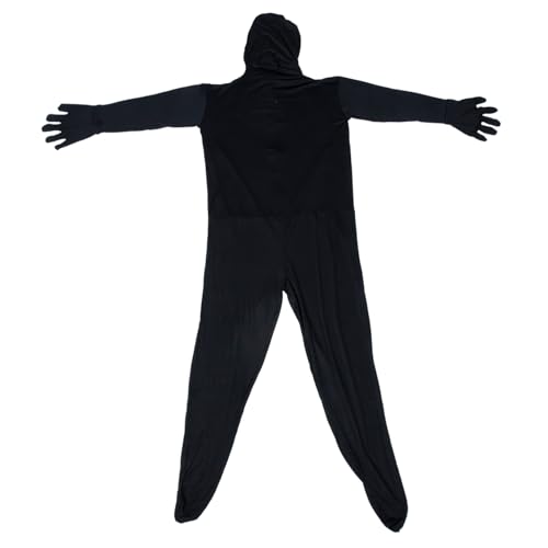Ipetboom Halloween Kostüm Für Erwachsene Atmungsaktiver Bodysuit Mit Unsichtbarem Umhang Cosplay Outfit Für Damen Herren Für Halloween Partys Events von Ipetboom