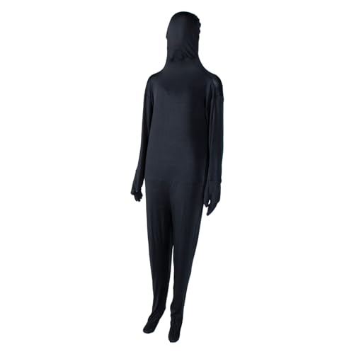 Ipetboom Halloween Ninja Kostüm Atemberaubender Bodysuit Für Cosplay Partys Unsichtbarer Umhang Für Erwachsene Unisex Für Bühnenauftritte Halloween Verkleidungen von Ipetboom