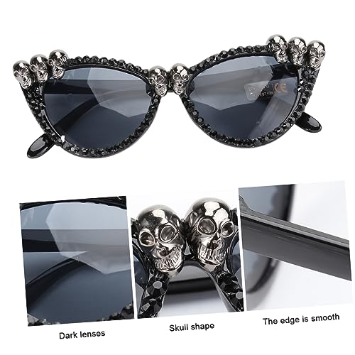 Ipetboom Halloween Partybrille Schädelkopf Silberfarbene Karneval Brille Kostümzubehör für Karneval Maskerade Fasching Fest Zubehör Ipetboom Halloween Partybrille Schädelkopf Silberfarbene Karneval Brille Kostümzubehör für Karneval Maskerade Fasching Fest Zubehör von Ipetboom