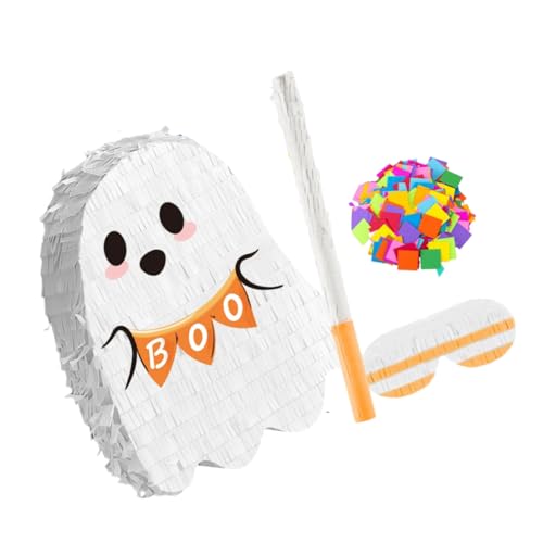 Ipetboom Halloween Pinata Geisterform Bunte Halloween Deko Zum Aufhängen Für Indoor Outdoor Mexican Carnival Outdoor Ipetboom Halloween Pinata Geisterform Bunte Halloween Deko Zum Aufhängen Für Indoor Outdoor Mexican Carnival Outdoor von Ipetboom