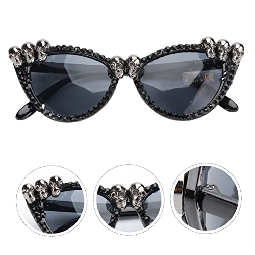 Ipetboom Halloween Schädelbrille Silberfarbene Partybrille Ergonomisch für Karneval Maskerade Kostümfest Geeignet für Erwachsene Ipetboom Halloween Schädelbrille Silberfarbene Partybrille Ergonomisch für Karneval Maskerade Kostümfest Geeignet für Erwachsene von Ipetboom
