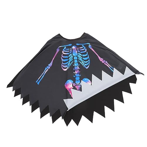 Ipetboom Halloween Kostüm Skeletthalstuch Kapuze Umhang Masquerade Cloak Für Partys Und Cosplay Unisex Dekoratives Accessoire Für Gruselige Anlässe von Ipetboom