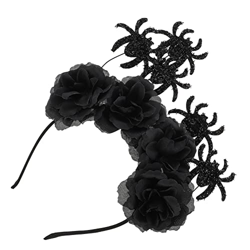 Ipetboom Halloween Spinnenhaarband Festival Kopfbedeckung für Cosplay Leicht und Bequem für Halloween Party Dekoration mit Rosendetails Perfektes Accessoire von Ipetboom