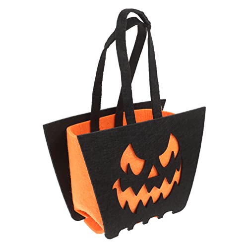 Ipetboom Halloween Süßigkeiten Tasche Wiederverwendbare Non Woven Tragetasche mit Lustigem Teufelsdesign für Halloween Feste und Geschenktüten Ipetboom Halloween Süßigkeiten Tasche Wiederverwendbare Non Woven Tragetasche mit Lustigem Teufelsdesign für Halloween Feste und Geschenktüten von Ipetboom