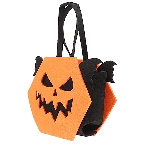 Ipetboom Halloween Süßigkeitentasche aus Vliesstoff Teufelsmuster Wiederverwendbare Tragetasche für Halloween Party für und Süßigkeitenaufbewahrung Ipetboom Halloween Süßigkeitentasche aus Vliesstoff Teufelsmuster Wiederverwendbare Tragetasche für Halloween Party für und Süßigkeitenaufbewahrung von Ipetboom
