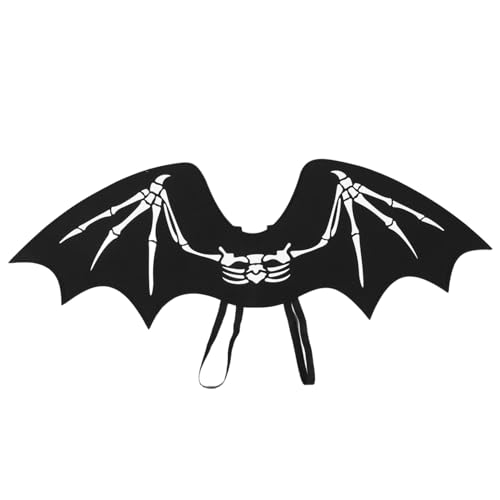 Ipetboom Halloween Teufel Fledermaus Flügel Groß Erwachsene Leichtes Cosplay Zubehör Für Theater Party Aufführung Schwarze Engel Kostüm von Ipetboom