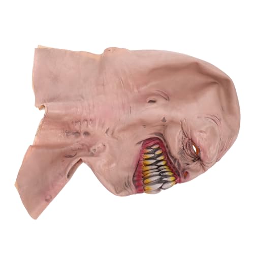 Ipetboom Halloween Teufel Vollgesichtsmaske für Erwachsene Gruselige Horrormaske für Halloween Party Cosplay Maskerade und Festivaldekoration von Ipetboom