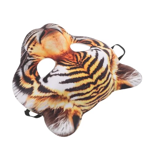 Ipetboom Halloween Tiger Halbgesichtsmaske EVA für Erwachsene Elastisch Leicht Realistische Tiermaske für Karneval Cosplay Maskerade und Foto-requisiten Unisex Kostüm Zubehör Ipetboom Halloween Tiger Halbgesichtsmaske EVA für Erwachsene Elastisch Leicht Realistische Tiermaske für Karneval Cosplay Maskerade und Foto-requisiten Unisex Kostüm Zubehör von Ipetboom