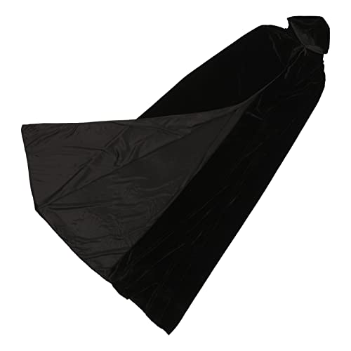 Ipetboom Halloween Umhang Damen Herren Luxuriöses Schwarzes Cape für Kostüme für Halloween Party Cosplay Stilvolles Design Vielseitig Einsetzbar Ipetboom Halloween Umhang Damen Herren Luxuriöses Schwarzes Cape für Kostüme für Halloween Party Cosplay Stilvolles Design Vielseitig Einsetzbar von Ipetboom