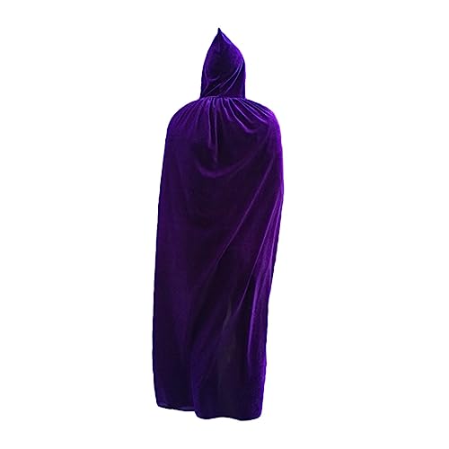 Ipetboom Halloween-Umhang Halloween Cape Halloween-Cosplay-Outfit Halloween Kostümkap Umhang Todeskostüms Halloween -Outfit Violett Ipetboom Halloween-Umhang Halloween Cape Halloween-Cosplay-Outfit Halloween Kostümkap Umhang Todeskostüms Halloween -Outfit Violett von Ipetboom