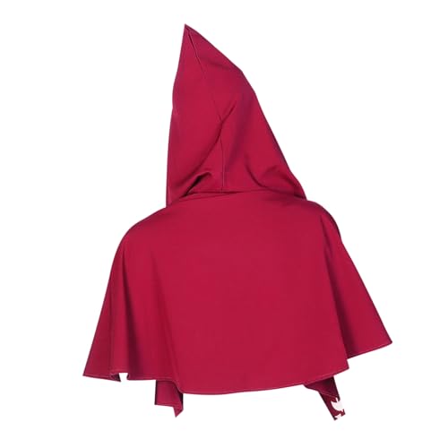 Ipetboom Halloween Umhang Schal Kapuzenumhang Kapuzenkapuze Umhang Für Erwachsene Mittelalter Umhang Kurzer Umhang Renaissance Umhang Damen Mittelalter Umhang Herren Renaissance Umhang von Ipetboom