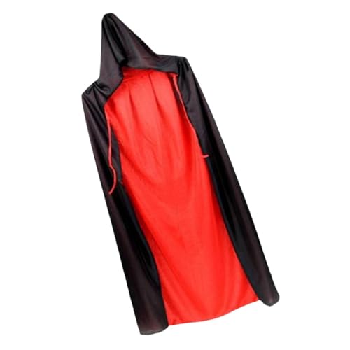 Ipetboom Halloween Umhang mit Doppelter Layer Cosplay Cape für Erwachsene für Halloween Feiern Vampir oder Tod Praktisch von Ipetboom