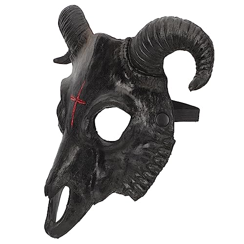 Ipetboom Halloween Ziegenmaske PU für Kostüm und Karneval Tierförmige Masquerade Maske mit Offenem und Augenbereich Umweltfreundlich Komfortabel für Halloween Fasching und Partys Ipetboom Halloween Ziegenmaske PU für Kostüm und Karneval Tierförmige Masquerade Maske mit Offenem und Augenbereich Umweltfreundlich Komfortabel für Halloween Fasching und Partys von Ipetboom