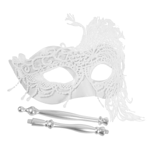 Ipetboom Handgehaltene Masquerade Maske Damen Spitzen Design Leichtes Kunststoff Halloween Karneval Fasching Kostüm Accessoire für Party Cosplay Ball Ipetboom Handgehaltene Masquerade Maske Damen Spitzen Design Leichtes Kunststoff Halloween Karneval Fasching Kostüm Accessoire für Party Cosplay Ball von Ipetboom