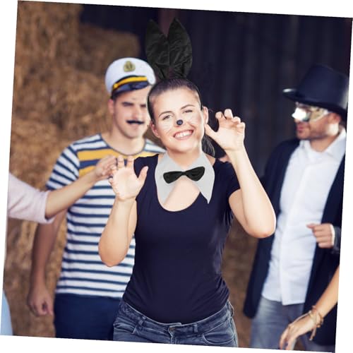 Ipetboom Hasenohren Stirnband Set mit Halsband und Armband Leichtes und Strapazierfähiges Bunny Kostüm Zubehör für Erwachsene für Karneval Kostümparty und Festtagsdekoration Ipetboom Hasenohren Stirnband Set mit Halsband und Armband Leichtes und Strapazierfähiges Bunny Kostüm Zubehör für Erwachsene für Karneval Kostümparty und Festtagsdekoration von Ipetboom