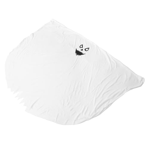 Ipetboom Hexenumhang Kostüm Kleine Mädchen Halloween -kostüme Halloween-kostüm Für Halloween-kostüm Für Kleinkinder Gost-poncho Für Erwachsene Polyester Weiß von Ipetboom