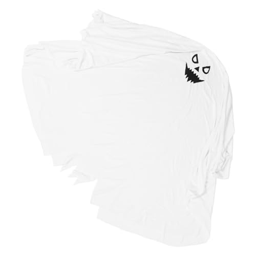 Ipetboom Hexenumhang Kostüm vampir umhang halloween umhang Halloween Verkleidung für Geisterkostüm für Kleinkinder Gruselige Halloween-Kostüme für Mädchen Polyester Weiß von Ipetboom