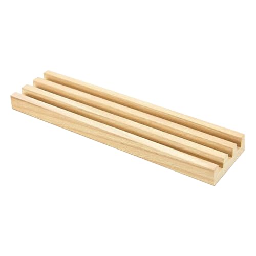 Ipetboom Holz Domino Halter Robuster Domino Organizer Aus Buchenholz Mehrschichtiger Domino Für Brettspiele Und Domino Zubehör Stilvoller Und Praktischer Domino Tray von Ipetboom